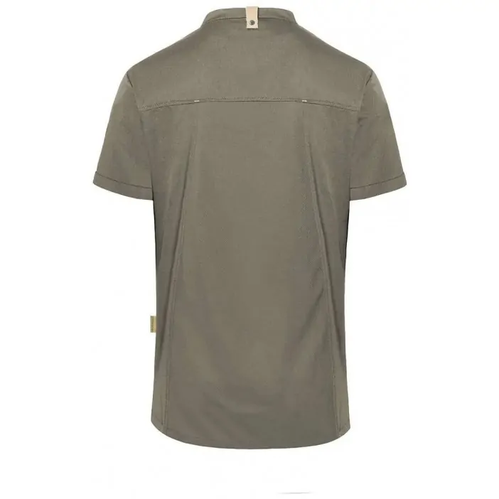 Karlowsky Σακάκι σεφ με κοντό μανίκι πράσινο-γκρι συνθετικό Green-Generation