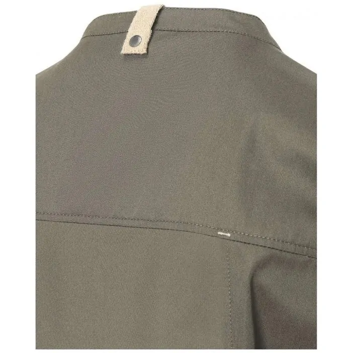 Karlowsky Σακάκι σεφ με κοντό μανίκι πράσινο-γκρι συνθετικό Green-Generation