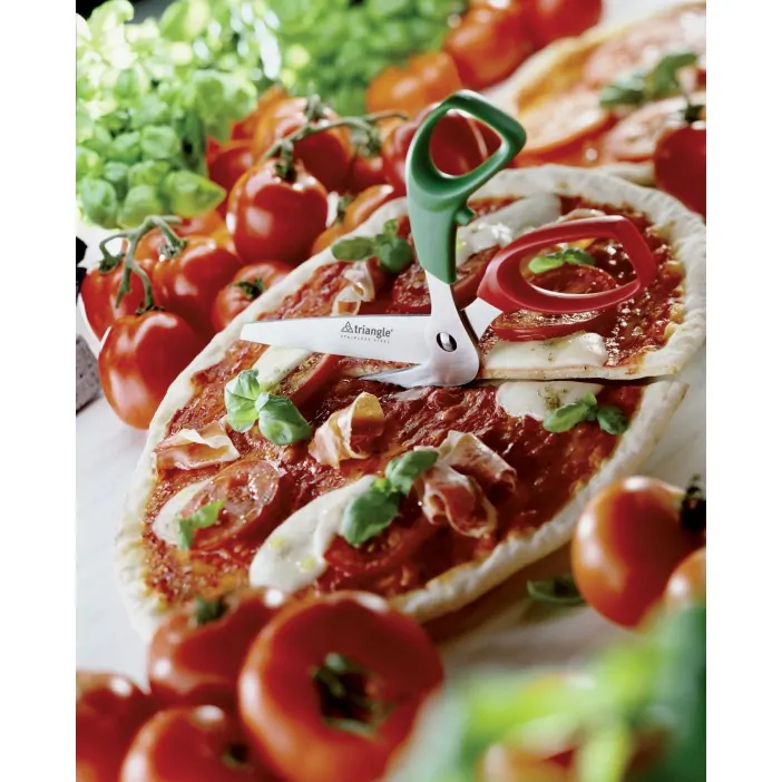 Ψαλίδι πίτσας πράσινο-κόκκινο