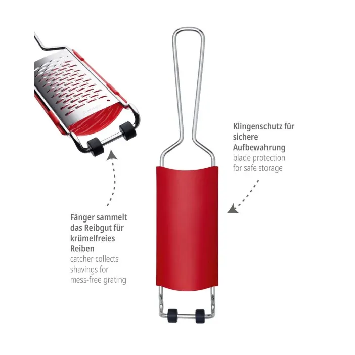 Συλλέκτης τροφών και προστασία λεπίδας 2 σε 1 για τρίφτες από σύρμα