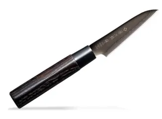 Μαχαίρι ξεφλουδίσματος 9 εκατ. με λαβή καστανιάς