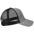 Karlowsky Καπέλο baseball δικτυωτό γκρι-μαύρο συνθετικό Trucker