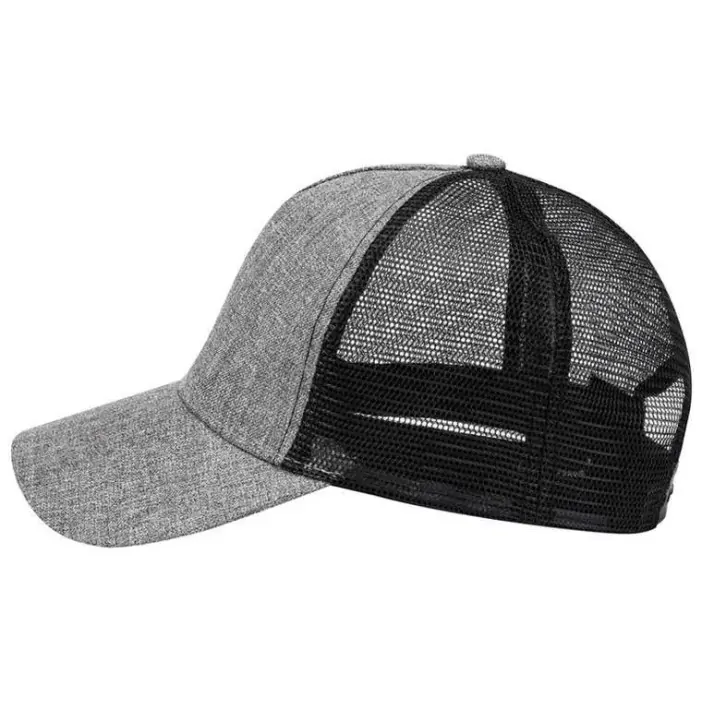 Karlowsky Καπέλο baseball δικτυωτό γκρι-μαύρο συνθετικό Trucker