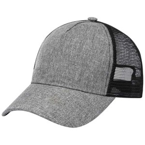 Karlowsky Καπέλο baseball δικτυωτό γκρι-μαύρο συνθετικό Trucker