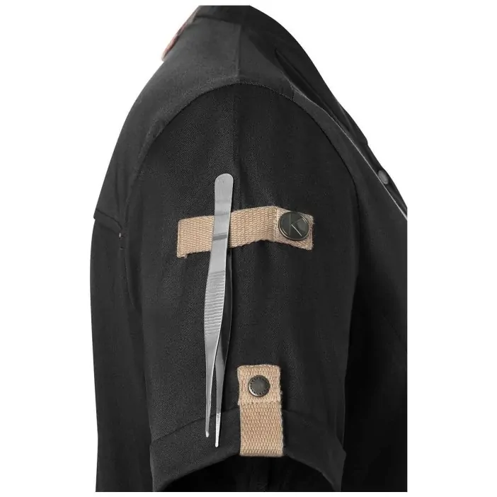 Karlowsky Σακάκι σεφ γυναικείο με κοντό μανίκι μαύρο συνθετικό Green-Generation