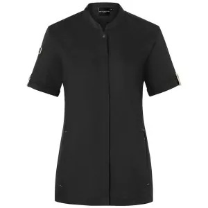 Karlowsky Σακάκι σεφ γυναικείο με κοντό μανίκι μαύρο συνθετικό Green-Generation