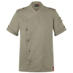 ROCK CHEF Σακάκι σεφ με κοντό μανίκι χακί συνθετικό Denim-Style Rock Chef Stage2