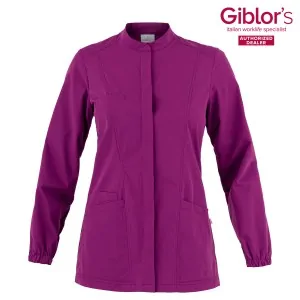 Giblors Γυναικείο Σακάκι Σεφ Lia Slim Fit Δαμασκηνί