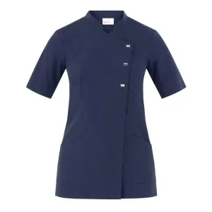 Giblors Γυναικείο Σακάκι Σεφ Greta Slim Fit Σκούρο Μπλε