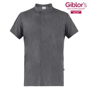 Giblors Σακάκι Chef Filippo Slim Fit Easy Care Γκρι