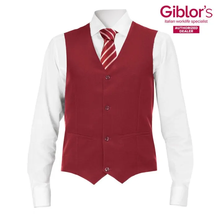 Giblors Γιλέκο Reception Miguel Regular Fit Μπορντό