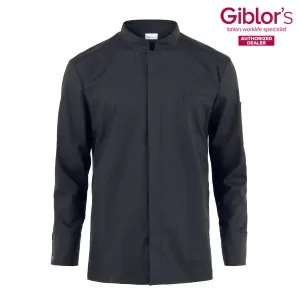 Giblors Σακάκι Σεφ Lorenzo Tencel Slim Fit Μαύρο