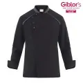 Giblors Αντιβακτηριακό Σακάκι Σεφ Lauro G-TECH PRO Slim Fit Μαύρο