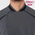Giblors Αντιβακτηριακό Σακάκι Σεφ Lauro G-TECH PRO Slim Fit Γκρι