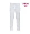 Giblors Γυναικείο Παντελόνι Rebecca Slim Fit για Σερβιτόρες Λευκό