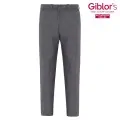 Παντελόνι Σεφ Giove Giblors με Ελαστική Μέση Κουμπί και Φερμουάρ Slim Fit Γκρι