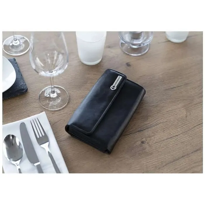 KARLOWSKY ΜΑΥΡΟ Πορτοφόλι Σερβιτόρου Συνθετικό 19 x11.5 εκατ.