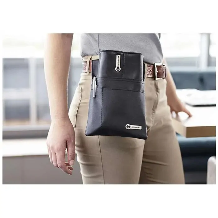 KARLOWSKY ΜΑΥΡΟ Πορτοφόλι Σερβιτόρου Συνθετικό 19 x11.5 εκατ.