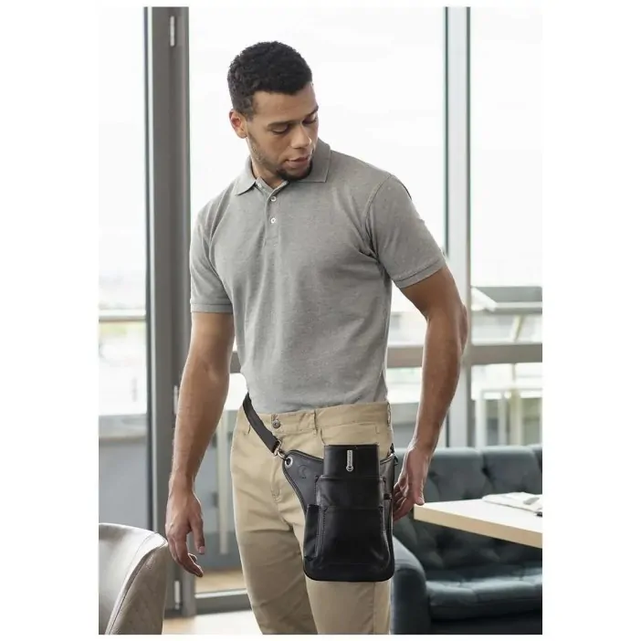 KARLOWSKY ΜΑΥΡΟ Πορτοφόλι Σερβιτόρου Συνθετικό 19 x11.5 εκατ.