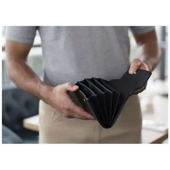 KARLOWSKY ΜΑΥΡΟ Πορτοφόλι Σερβιτόρου Συνθετικό 19 x11.5 εκατ.