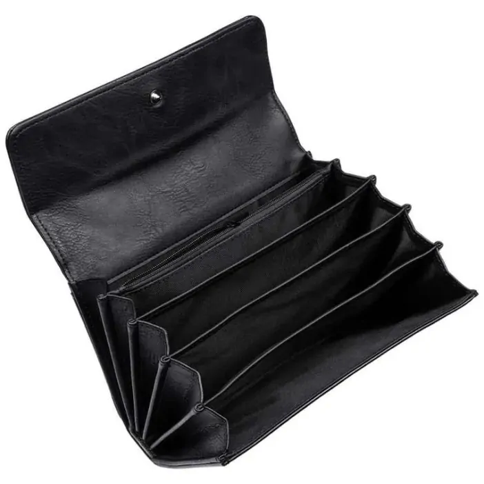 KARLOWSKY ΜΑΥΡΟ Πορτοφόλι Σερβιτόρου Συνθετικό 19 x11.5 εκατ.