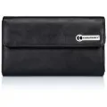 KARLOWSKY ΜΑΥΡΟ Πορτοφόλι Σερβιτόρου Συνθετικό 19 x11.5 εκατ.