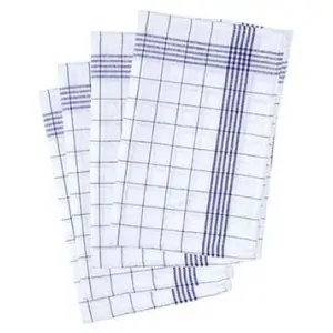 Karlowsky Bαμβακερή Πετσέτα Mπλε Kαρό 50x70 eκατ. 100%