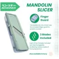 Benriner Μαντολίνο ρυθμιζόμενο με 3 λεπίδες Julienne και δοχείο Classic