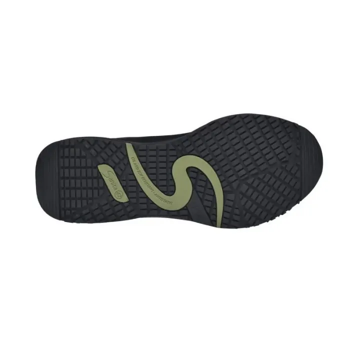 Sanita Tigau S-Feel Μαύρο Επαγγελματικό Παπούτσι Αντιολισθητικό, Ανατομικό & Αδιάβροχο