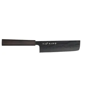 Tojiro Μαχαίρι Nakiri 16,5 εκ. από Δαμασκηνό Ατσάλι με Λαβή Έβενου Σειρά Sakuya
