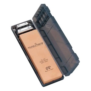 Πέτρα ακονίσματος MinoSharp - 6000 με 2 οδηγούς ακονίσματος (No.461)