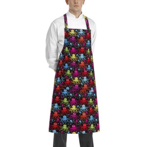 Ποδιά σεφ ολόσωμη σχέδιο Oktopus 100% βαμβάκι 90x70 cm