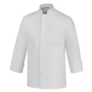 EgoChef Σακάκι Σεφ Daniel Λευκό με Αεριζόμενα Πλαϊνά Βαμβακερό