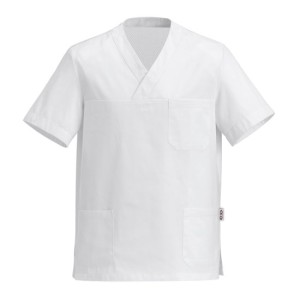 Κοντομάνικη Μπλούζα Unisex Egochef Cool Βαμβακερί με Αεριζόμενη Πλάτη Λευκή