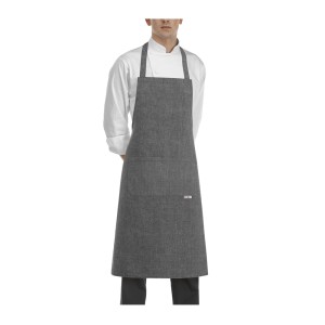 Egochef Unisex Ποδιά Chef Grey Mix Ego Chef