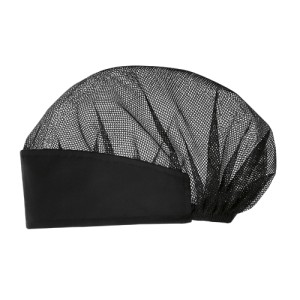Σκουφάκι με δίχτυ Egochef Μαύρο