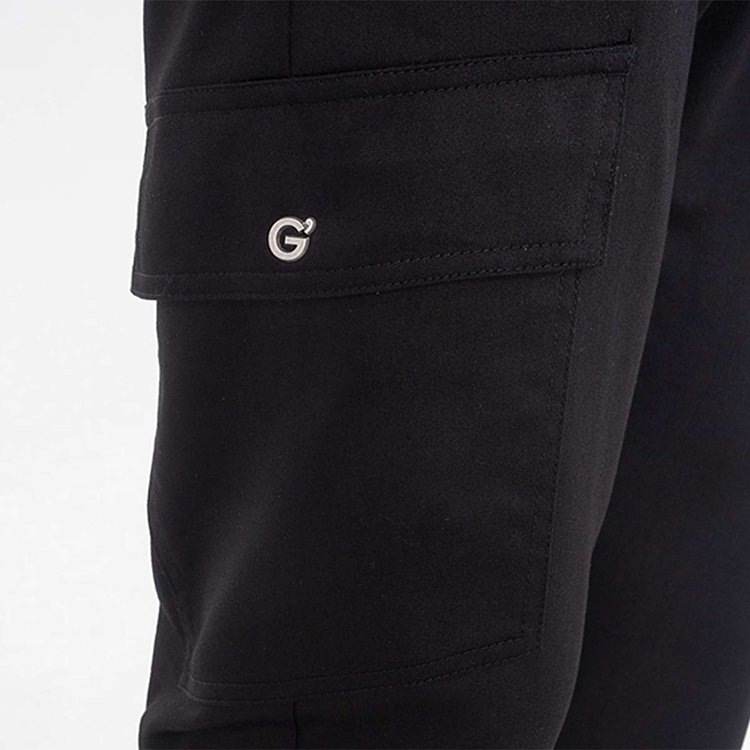 Παντελόνι Εργασίας Slim Fit με Φερμουάρ Darko Μαύρο