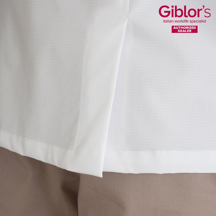 Σακάκι Σεφ Aron Λευκό Slim Fit - Τεχνολογία Sorona® 24P08G402