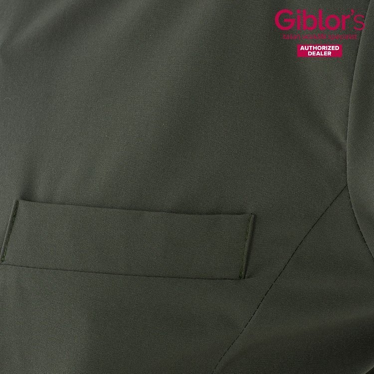 Σακάκι Σεφ Giorgio Slim Fit Χακί Τεχνολογία Sorona® 24P08G961