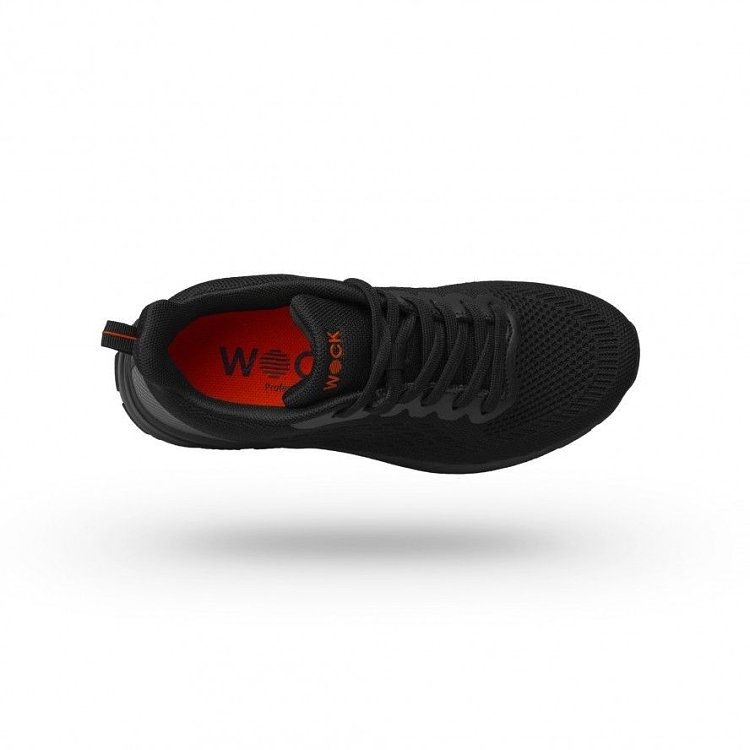 BREELITE Επαγγελματικά Sneakers για Ορθοστασία Aντιολισθητικά Μαύρο