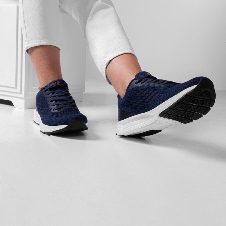BREELITE Επαγγελματικά Sneakers για Ορθοστασία Aντιολισθητικά Σκούρο Μπλε