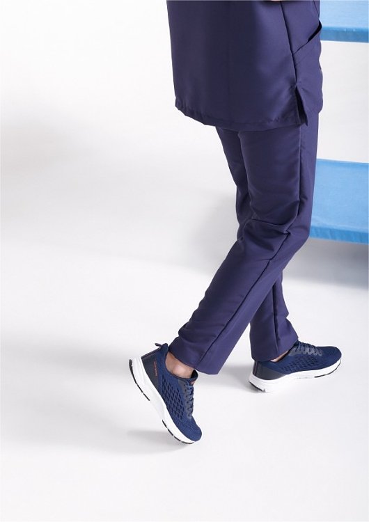 BREELITE Επαγγελματικά Sneakers για Ορθοστασία Aντιολισθητικά Σκούρο Μπλε
