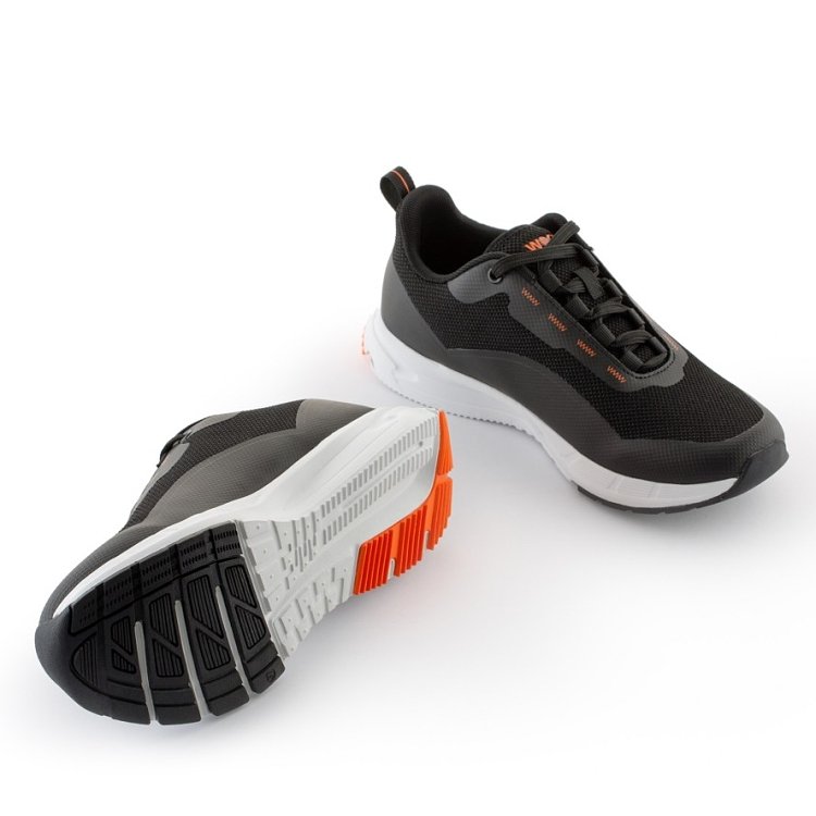 REBLAST Επαγγελματικό Sneaker με Αποσπώμενο Πέλμα Μαύρο - Λευκό