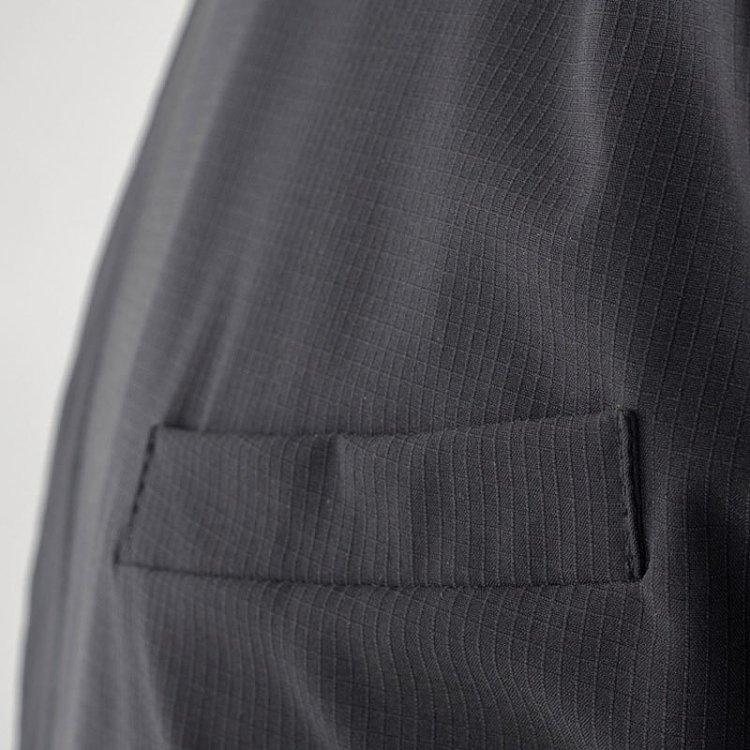 Σακάκι Diego Slim Fit Ύφασμα Ripstop Πολυεστέρας Μαύρο 24P08G389-000