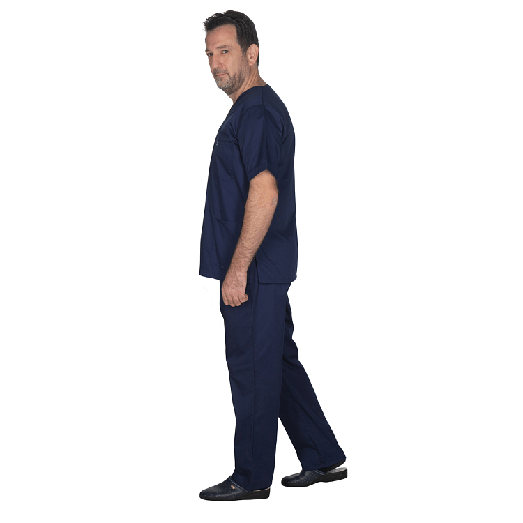 Unisex Σετ Ιατρική Στολή - Scrub Σκούρο Μπλε