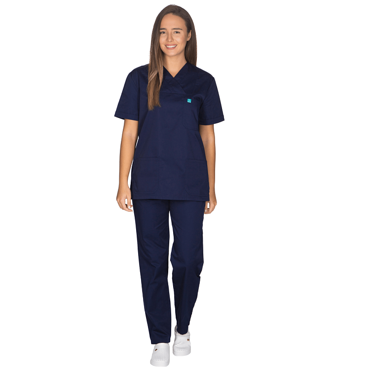 Unisex Σετ Ιατρική Στολή - Scrub Σκούρο Μπλε