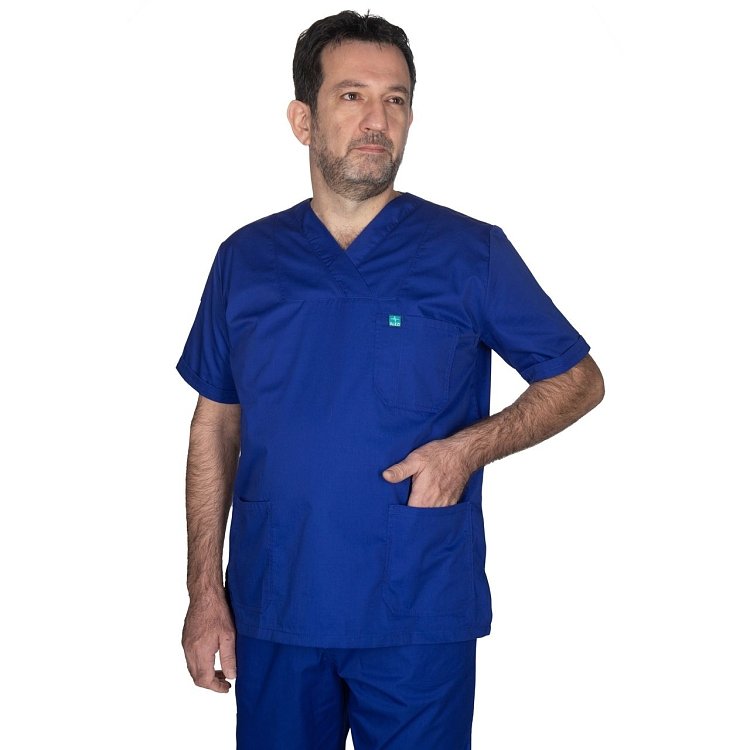 Unisex Σετ Ιατρική Στολή - Scrub Μπλε