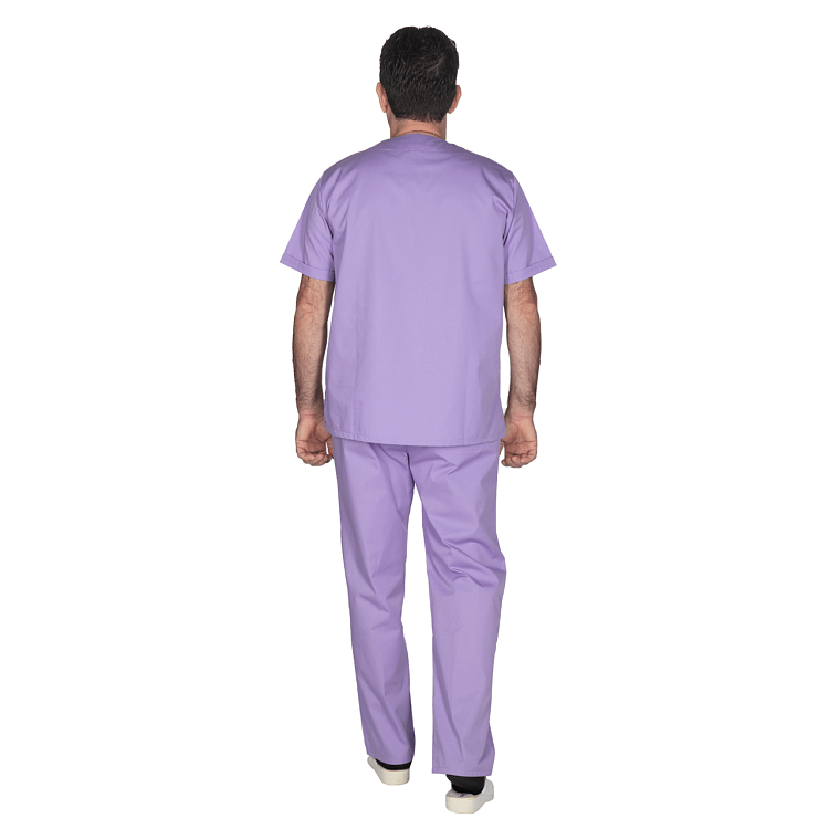 Unisex Σετ Ιατρική Στολή - Scrub Μωβ