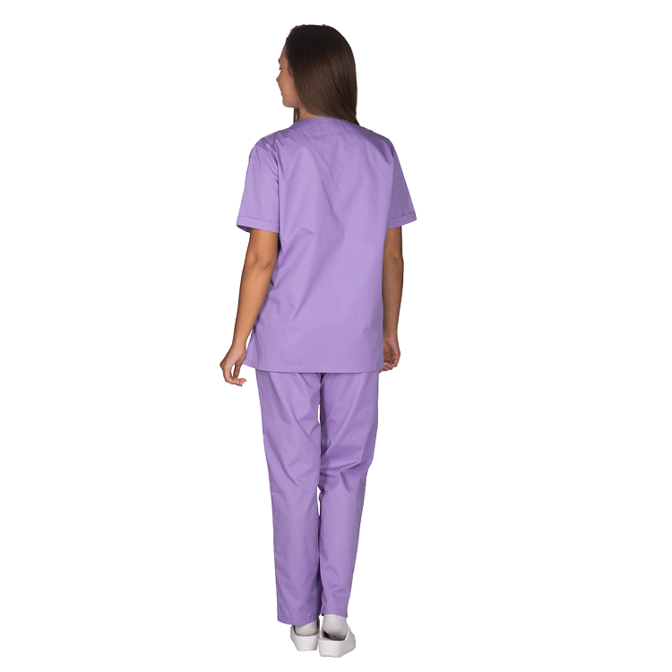 Unisex Σετ Ιατρική Στολή - Scrub Μωβ