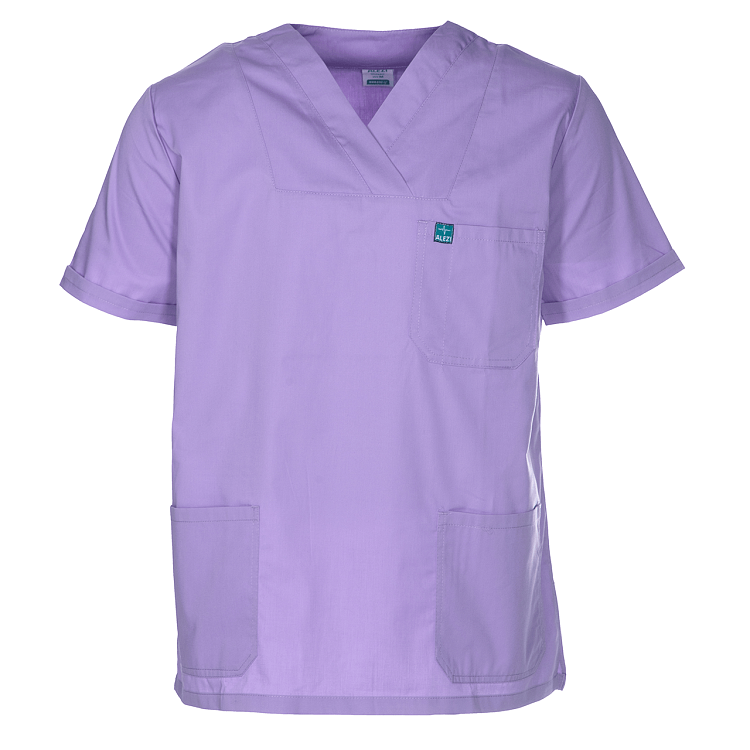 Unisex Σετ Ιατρική Στολή - Scrub Μωβ